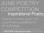 The A-MUSE June Inspirational Poetry Competition