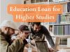 Education loan for higher studies