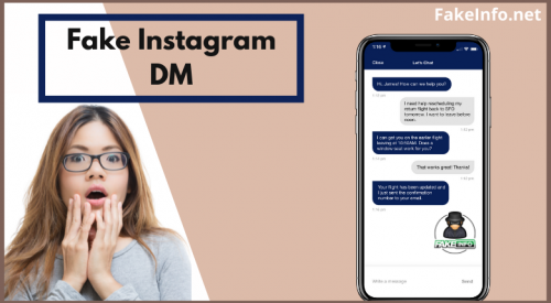 Create fake instagram chat