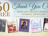 Most Exclusive Thanksgiving Options-Top Quality Funeral Wishes Cards