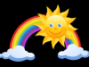 Rainbow hues