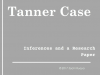 The Jennifer Tanner CASE