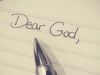 Dear God...