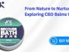 From Nature to Nurture: Exploring CBD Balms UK