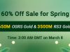 Ready to Purchase RSorder 60% Off OSRS Gold for Sale for Spring 2021 on Mar. 8