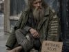 Man with the change in his can