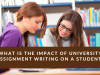 What Is the Impact of University Assignment Writing on a Student?