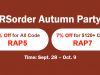 Get Prepared for RSorder Autumn Party to Buy Runescape Gold 2007 with 7% Off