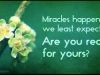 Miracles (You Are Not Alone)