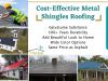 Installing Metal Shingles a Cost-Effective Roofing