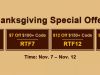 Save $18 Off to Get Runescape 2007 Gold on RSorder as Thanksgiving Special Offers