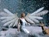 An angel walks in snowdrifts&hellip;