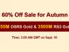 Limited Time to Buy Runescape 2007 Gold with 60% Off in RSorder Autumn 2020 Sale