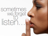 Here To Listen To You (Free Verse... Kind of)