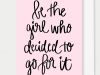 Be that girl