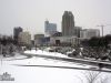 Snowy Day in Raleigh, North Carolina