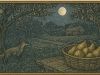 pears in a moonlit orchard