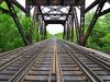 A Silence Across the Old Railroad Bridge
