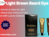 The Secret to Natural Light Brown Beard Dye: Enhance Your Look with Luxury Options