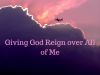 Reign Over Me Lord