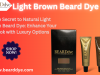 The Secret to Natural Light Brown Beard Dye: Enhance Your Look with Luxury Options