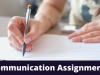 Communications Assignment: Know What To Write