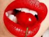 Cherry Red Lips