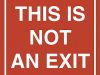 not an exit