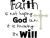 Faith in god