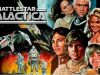 What is the plot and theme of Battlestar Galactica?