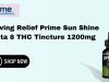 Glowing Relief Prime Sun Shine Delta 8 THC Tincture 1200mg
