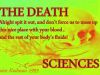 The clandestine meeting "The death sciences" An excerpt The youth made his way through the crowded t
