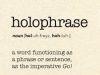 Holophrase