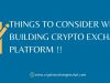 Key points to consider while building cryptocurrency exchange platform