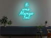 Make your quotes with iconic neon lights
