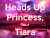 Heads up princess, your tiara is falling