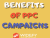 BENEFITS OF PPC CAMPAIGNS