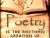 Poetry Equals War Vs Popularity 