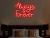 Neon signs customized with your partner's name are a great surprise this wedding season!